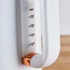 Dunelm 1.7L 3.kW Matt White & Copper Jug Kettle -Deals Kettles Store 1000150236 alt02