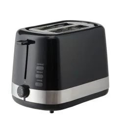 Dunelm Black 2 Slice Toaster