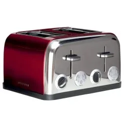 Spectrum Red 4 Slice Toaster