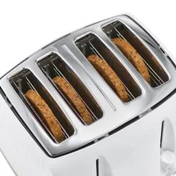 Russell Hobbs Honeycomb 4 Slice Toaster White 13 Russell Hobbs Honeycomb 4 Slice Toaster White -Deals Kettles Store 30713878 alt05