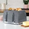 Russell Hobbs Honeycomb 4 Slice Toaster Grey 2 Russell Hobbs Honeycomb 4 Slice Toaster Grey -Deals Kettles Store 30713880