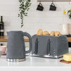 Russell Hobbs Honeycomb 4 Slice Toaster Grey 9 Russell Hobbs Honeycomb 4 Slice Toaster Grey -Deals Kettles Store 30713880 alt01