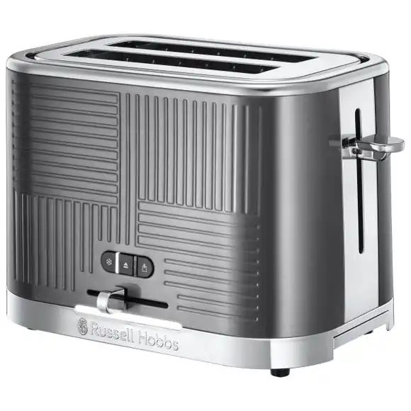 Russell Hobbs Geo Steel 2 Slice Toaster 6 Russell Hobbs Geo Steel 2 Slice Toaster - Image 4