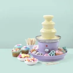 G&P Sorbet Purple Chocolate Fountain With Trays