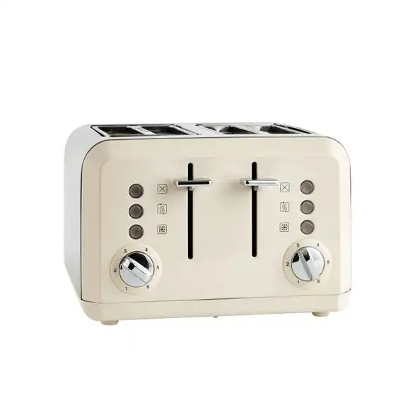 Dunelm Spectrum Cream 4 Slice Toaster 6 Dunelm Spectrum Cream 4 Slice Toaster - Image 4