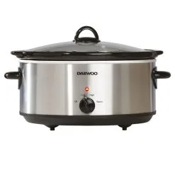 Daewoo 6.5L Stainless Steel Slow Cooker