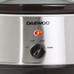 Daewoo 3.5L Stainless Steel Slow Cooker 9 Daewoo 3.5L Stainless Steel Slow Cooker -Deals Kettles Store 30814487 alt02