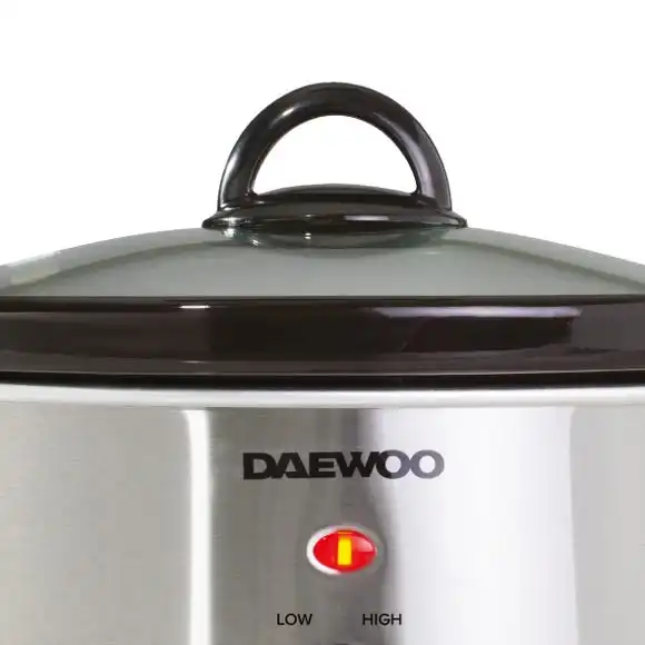 Daewoo 3.5L Stainless Steel Slow Cooker 5 Daewoo 3.5L Stainless Steel Slow Cooker - Image 4