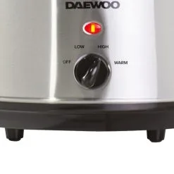 Daewoo 3.5L Stainless Steel Slow Cooker 11 Daewoo 3.5L Stainless Steel Slow Cooker -Deals Kettles Store 30814487 alt04